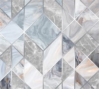 Обои Мраморная плитка в серых тонах Топ Фотообои флизелин, 300х270 см 26-1020-МF-3