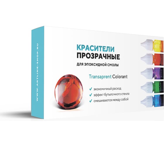 Набор красителей для эпоксидной смолы Artline Creativity 5 x 10 мл AC-KR-00-005-S01