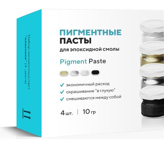 Набор пигментных паст Artline Creativity Классика для эпоксидной смолы 4 x 20 г AC-PST-00-010-S01