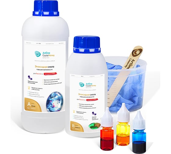 Эпоксидная смола Artline Creativity Artline Honey с творческим набором 1 кг AC-HON-01-000-S01 1