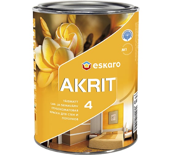 Краска Eskaro Akrit-4 0.95 л 14010