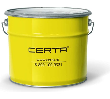 Лак универсальный Certa 7 степеней защиты до 300С, 10 кг PLLK0001