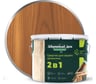 Деревозащитное средство Здоровый дом 2в1 Орех, 9 л ЛА-00003962