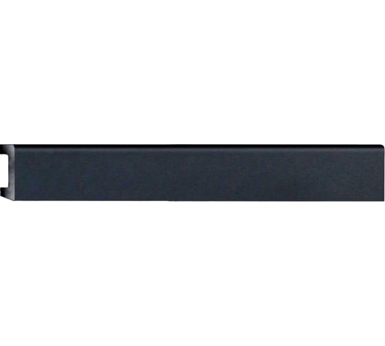 Плинтус напольный DECOMASTER D234-118ДМ (58х16х2400 мм) черный матовый D234-118 ДМ