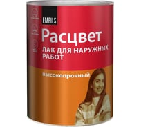 Лак для наружных работ РАСЦВЕТ алкидный 1.6 кг 86737