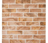 Комплект 5 шт 3D панель для стен LAKO DECOR, Барокко цвет Кирпичная кладка 8, 70x70см, толщина 6мм LKD-5-PN213-KO