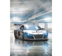Обои Современная спортивная машина AUDI в городе Топ Фотообои флизелин, 200х270 см 02-3017-F-2