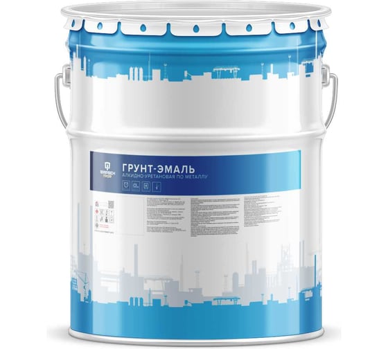 Грунт-эмаль ФАРБЕН алкидно-уретановая для металла RAL 1015 20 кг 4300016219 1
