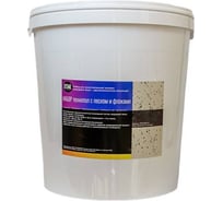 Эпоксидный наливной пол РУ-СМОЛА Технопол набор с песком и флоками, 12.060 кг серый FPOLGRYV-12