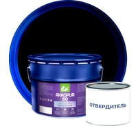 Эмаль по металлу Акропур п/гл /9 кг+1 кг/ чёрный УТ000014449