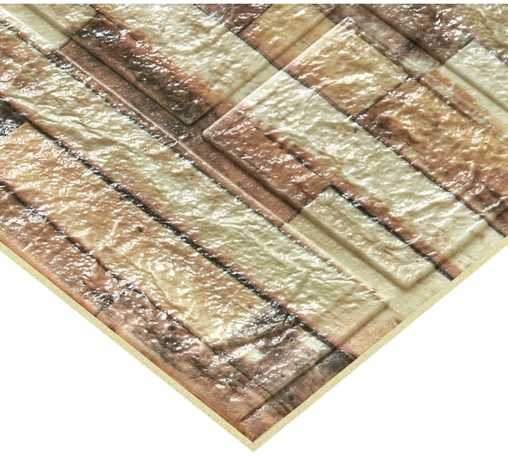 Рулон 3D панель для стен LAKO DECOR, коллекция Дерево, Деревянная кладка 12, 70x600 (6мм) LKD-16-05-AD36-RU