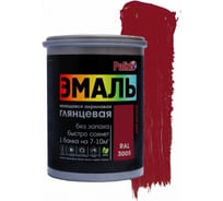 Эмаль акриловая Palizh глянцевая №612 красное вино 1 кг RAL- 3005 11613537