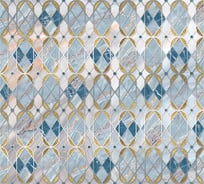 Обои Мраморная плитка в современном стиле Топ Фотообои флизелин, 300х270 см 26-1021-МF-3