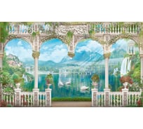 Обои Лебеди на пруду Топ Фотообои флизелин, 300х180 см 14-1025-MF-32