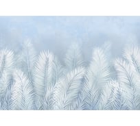 Обои Листья пальмы на голубом фоне Топ Фотообои флизелин, 400х270 см 26-1109-F-4