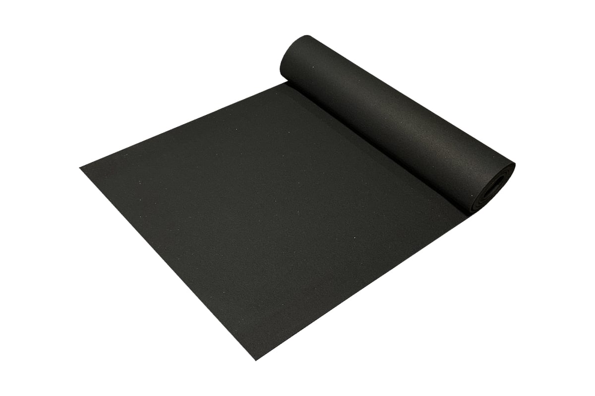 Универсальное резиновое покрытие KRAITEC Top Black 6 мм, 10x1.25м ...