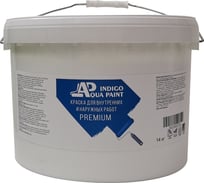 Краска для наружных и внутренних работ INDIGO AQUA PAINT PREMIUM 14 кг 1111202