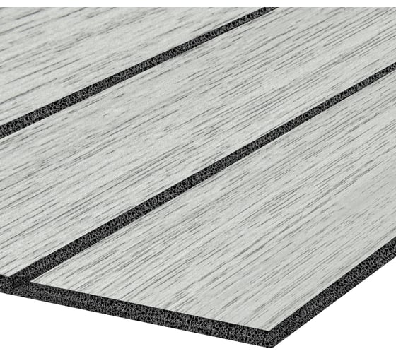 Мягкие реечные панели LAKO DECOR в комплекте 5 шт 600-600 мм, Молочный LKD-RE-6060-STW010-KO