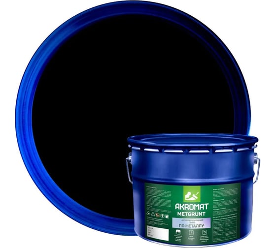 Грунт Акромат AKROMAT METGRUNT (МЕТГРУНТ) 10 кг, черный УТ000013973