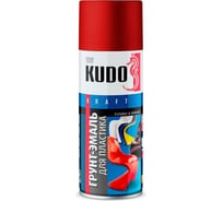 Грунт-эмаль для пластика KUDO бордовая (RAL 3005) KU-6010