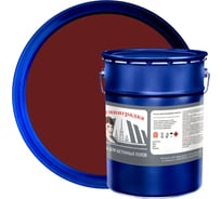 Износостойкая краска для бетонных полов Ленинградка АК-114 20 кг, красно-коричневый 00000000818