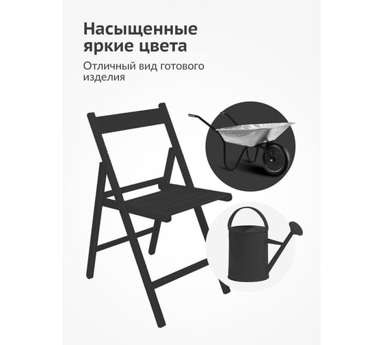 Аэрозольная краска в баллончике KUDO быстросохнущая акриловая универсальная матовая RAL 9005 чёрная KU-A9005M