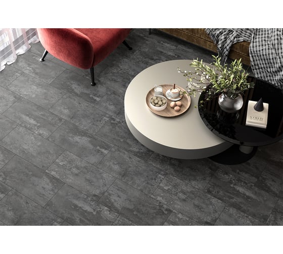 Керамогранит Artkera Group Lofthome Graphite матовый, 300x600x8, 1,44 м2, графит GP36LOF25