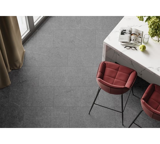 Керамогранит Artkera Group Gresse Graphite матовый, 300x600x8, 1,44 м2, серый GP36GRS25