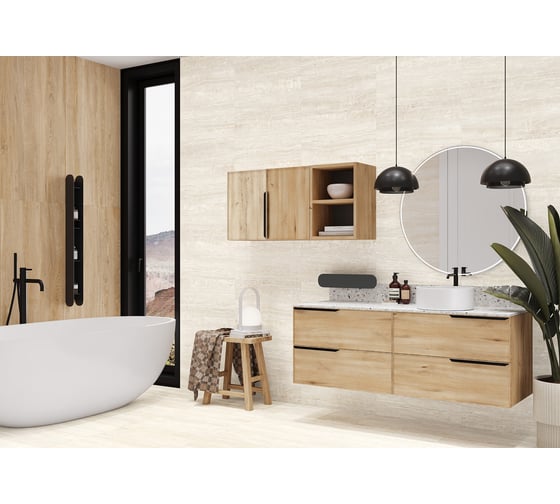 Керамогранит Artkera Group Rim Crema матовый, 300x600x8, 1,44 м2, кремовый GP36RIM01