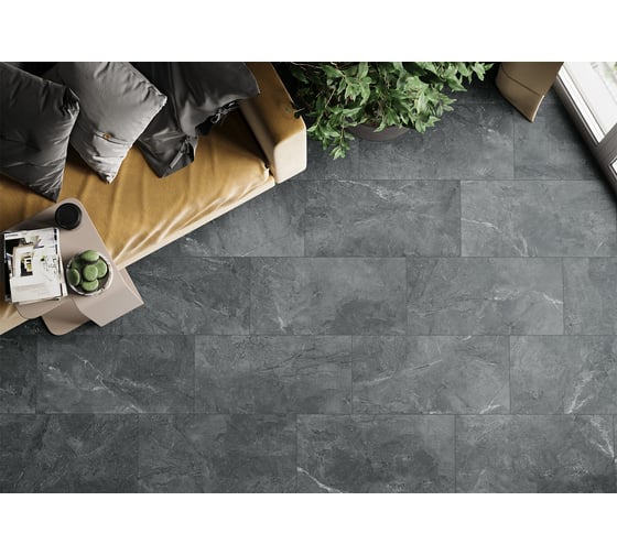 Керамогранит Artkera Group Altai Graphite матовый, 300x600x8, 1,44 м2, графит GP36ALA25