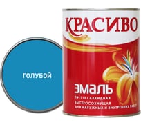 Эмаль Красиво ПФ-115 голубой 1,8 кг для стен по металлу, по дереву 4690417011094