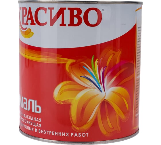 Эмаль Красиво ПФ-115 синяя, банка 2,7 кг 4690417011223