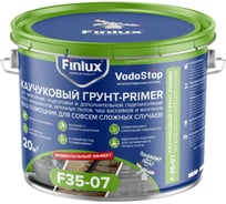 Многоцелевой гидроизоляционный полимерно-каучуковый грунт Finlux F-35-07 20 кв.м 4603783207664