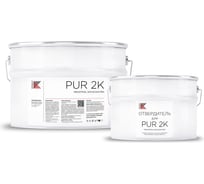 Грунт-эмаль полиуретановая KOVALI PUR 2K матовая Белая RAL9010 комплект 10 кг kov.p.m.5.9010.10