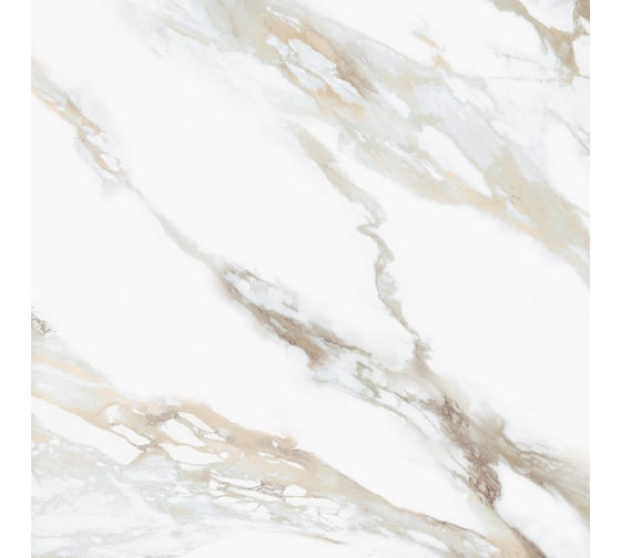 Керамогранит LB CERAMICS Рерих мрамор белый, 1,62 м2/8 шт СК000043830