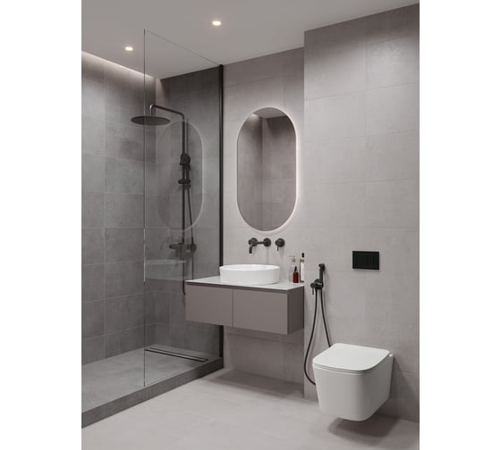 Керамогранит LB CERAMICS Трэверс темно-серый, 1,62 м2/8 шт СК000043833