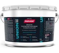 Эмаль универсальная полиуретановая PARADE UNION база А 9 л ЛА-00004637