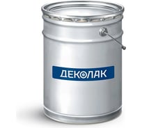Однокомпонентная грунт-эмаль Декотерм Деколак-Универсал RAL 9003 тара 20 л фасовка 24 кг 4607071470624