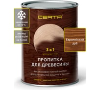 Пропитка для древесины Certa 3 в 1, европейский дуб, 0,9 л PDD028