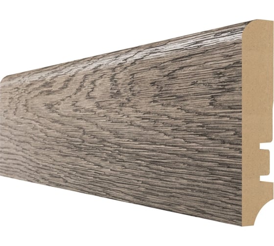 Плинтус Aktuell Design (16x81x2400 мм; МДФ; Дуб сухой серый) Hannahholz AD 81402.23 1