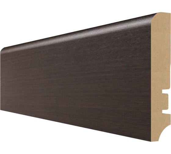 Плинтус Aktuell Design (16x81x2400 мм; МДФ; Каштан) Hannahholz AD 81402.37