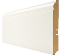 Плинтус Белый МДФ (2400х16х100 мм) Hannahholz 61.04.120305.01