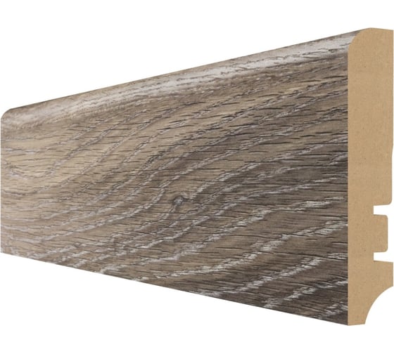 Плинтус Aktuell Design (16x81x2400 мм; МДФ; Дуб серый) Hannahholz AD 81402.24