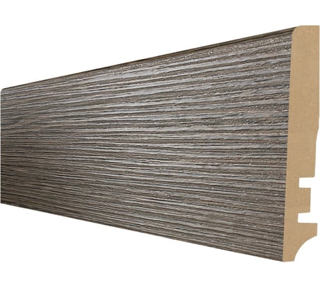 Плинтус Natur (16х81х2400 мм; МДФ; Лиственница серая) Hannahholz 61.02.81404.58