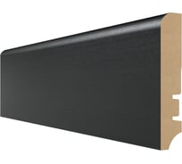 Плинтус Aktuell Design (16x81x2400 мм; МДФ; Черная структура) Hannahholz AD 81402.01