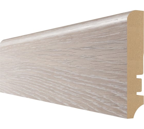 Плинтус Aktuell Design (16x81x2400 мм; МДФ; Дуб серый светлый) Hannahholz AD 81402.25
