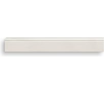 Напольный плинтус Decomaster D005-116ДМ (79х13х2400 мм) белый матовый D005-116 ДМ