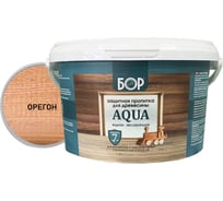 Защитная пропитка для дерева Бор Aqua для наружных работ, орегон 2,3 кг 4690417079964