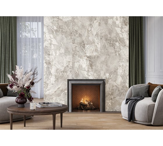 Керамогранит AlmaCeramica Alma Ceramica Rock Line матовый, 600x1200x8,5, 1,44 м2, бежевый GFU60120RKL17R