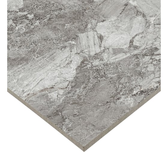 Керамогранит AlmaCeramica Alma Ceramica Rock Line матовый, 600x1200x8,5, 1,44 м2, серый GFU60120RKL27R